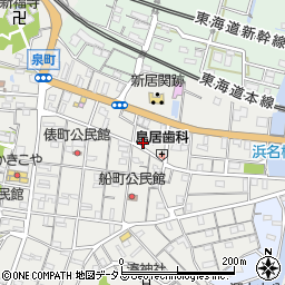 静岡県湖西市新居町新居1211周辺の地図