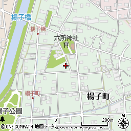 静岡県浜松市中央区楊子町460周辺の地図