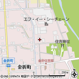 静岡県浜松市中央区金折町1028周辺の地図