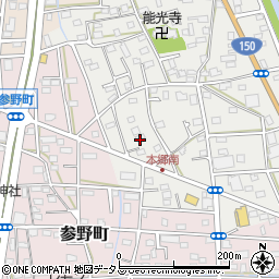 静岡県浜松市中央区本郷町191周辺の地図