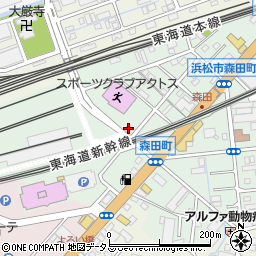 静岡県浜松市中央区森田町290周辺の地図
