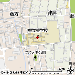 三重県立聾学校周辺の地図