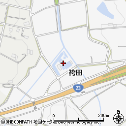 愛知県豊橋市細谷町袴田周辺の地図