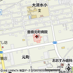 豊橋元町病院（豊岡会）周辺の地図