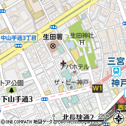 神戸ミートバンク周辺の地図