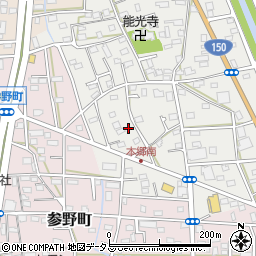 静岡県浜松市中央区本郷町193周辺の地図