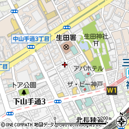 ちゃき 生田店周辺の地図