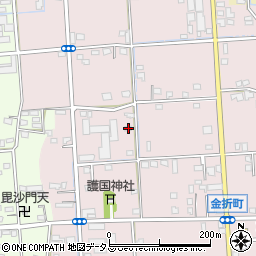 静岡県浜松市中央区金折町139周辺の地図