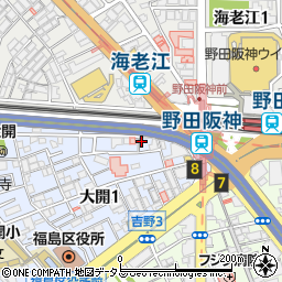 一番 野田阪神駅前店周辺の地図
