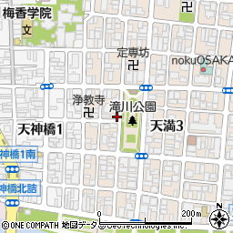 大阪府大阪市北区天満4丁目10-19周辺の地図