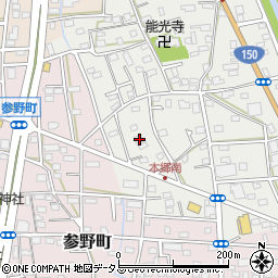 静岡県浜松市中央区本郷町196周辺の地図