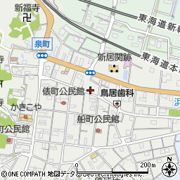 静岡県湖西市新居町新居1252周辺の地図
