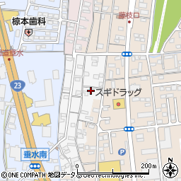 三重県津市藤枝町周辺の地図