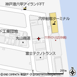 兵庫県神戸市東灘区向洋町東3丁目17周辺の地図