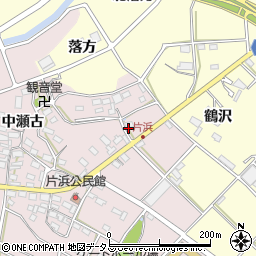 愛知県田原市片浜町井戸瀬古周辺の地図
