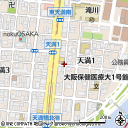 大阪府大阪市北区天満周辺の地図