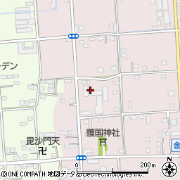 静岡県浜松市中央区金折町132周辺の地図
