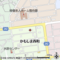 島根県益田市かもしま西町4-18周辺の地図