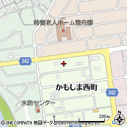 島根県益田市かもしま西町4周辺の地図