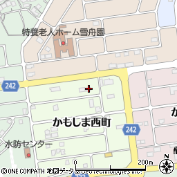 島根県益田市かもしま西町4-29周辺の地図