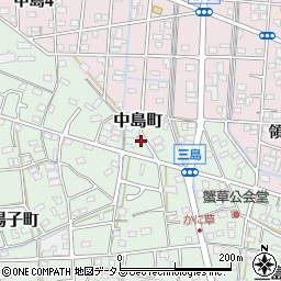 静岡県浜松市中央区楊子町21周辺の地図