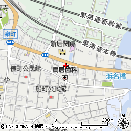 静岡県湖西市新居町新居1224周辺の地図