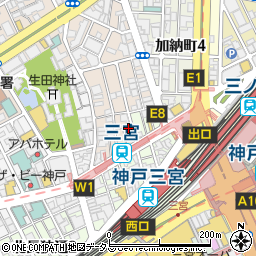 神戸焼肉 樹々 彩周辺の地図