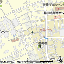 静岡県磐田市上大之郷340周辺の地図