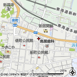 静岡県湖西市新居町新居1256周辺の地図