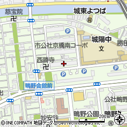 京橋南コーポ１号棟周辺の地図
