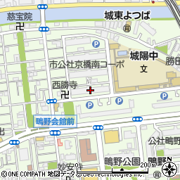 京橋南コーポ１号棟周辺の地図