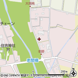 静岡県浜松市中央区金折町1793周辺の地図