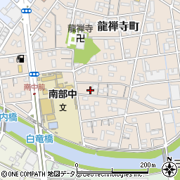 静岡県浜松市中央区龍禅寺町566周辺の地図