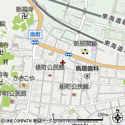 静岡県湖西市新居町新居1263周辺の地図