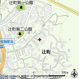 奈良県生駒市辻町647周辺の地図
