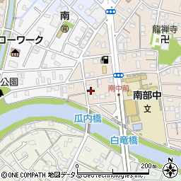 静岡県浜松市中央区龍禅寺町722周辺の地図