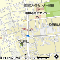 静岡県磐田市上大之郷90周辺の地図