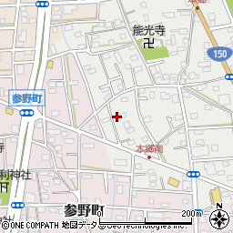 静岡県浜松市中央区本郷町269周辺の地図