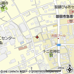 静岡県磐田市上大之郷345周辺の地図