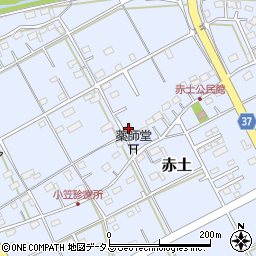 静岡県菊川市赤土786周辺の地図