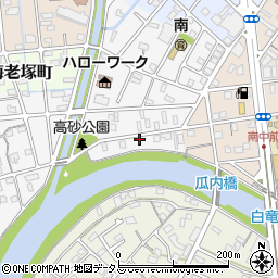 静岡県浜松市中央区浅田町10周辺の地図