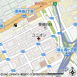 神戸三宮ユニオンホテル周辺の地図