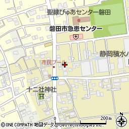 静岡県磐田市上大之郷89周辺の地図