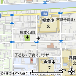 浅井表具店周辺の地図