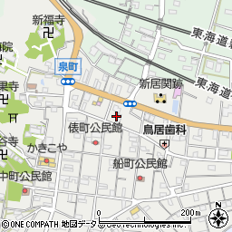 静岡県湖西市新居町新居1266周辺の地図