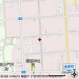 静岡県浜松市中央区金折町138周辺の地図