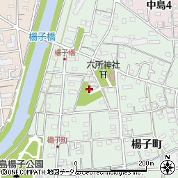 静岡県浜松市中央区楊子町458周辺の地図