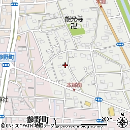 静岡県浜松市中央区本郷町194周辺の地図