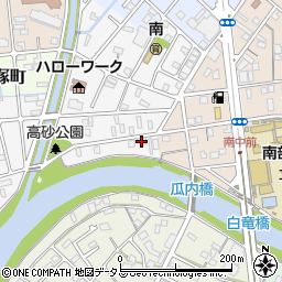 静岡県浜松市中央区浅田町16周辺の地図
