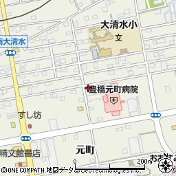 愛知県豊橋市南大清水町元町149周辺の地図